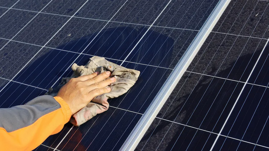 Cleaning Solar Panels